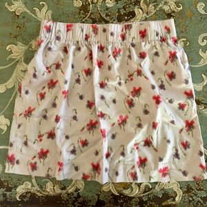 NWOT J Crew skirt floral sz 12